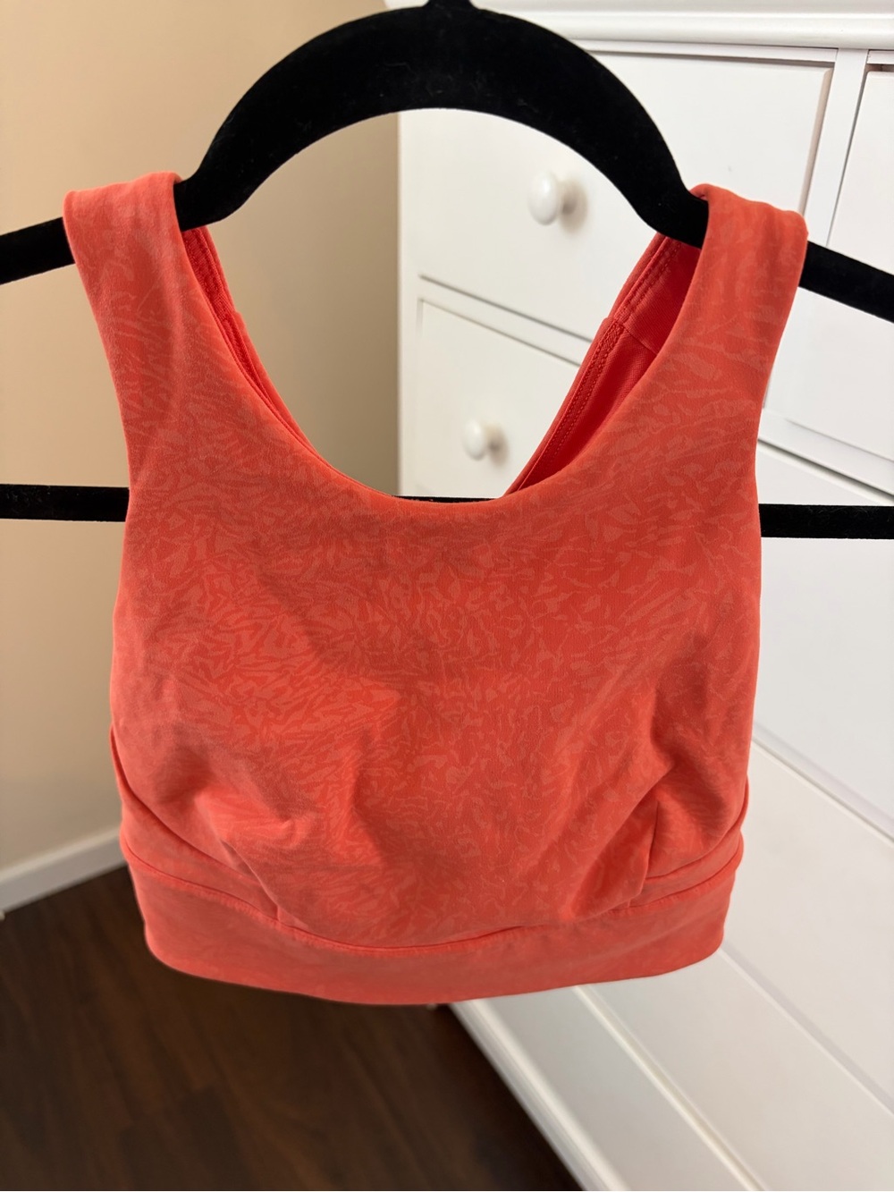 lululemon athletica Coral Racerback Support Sports Bra